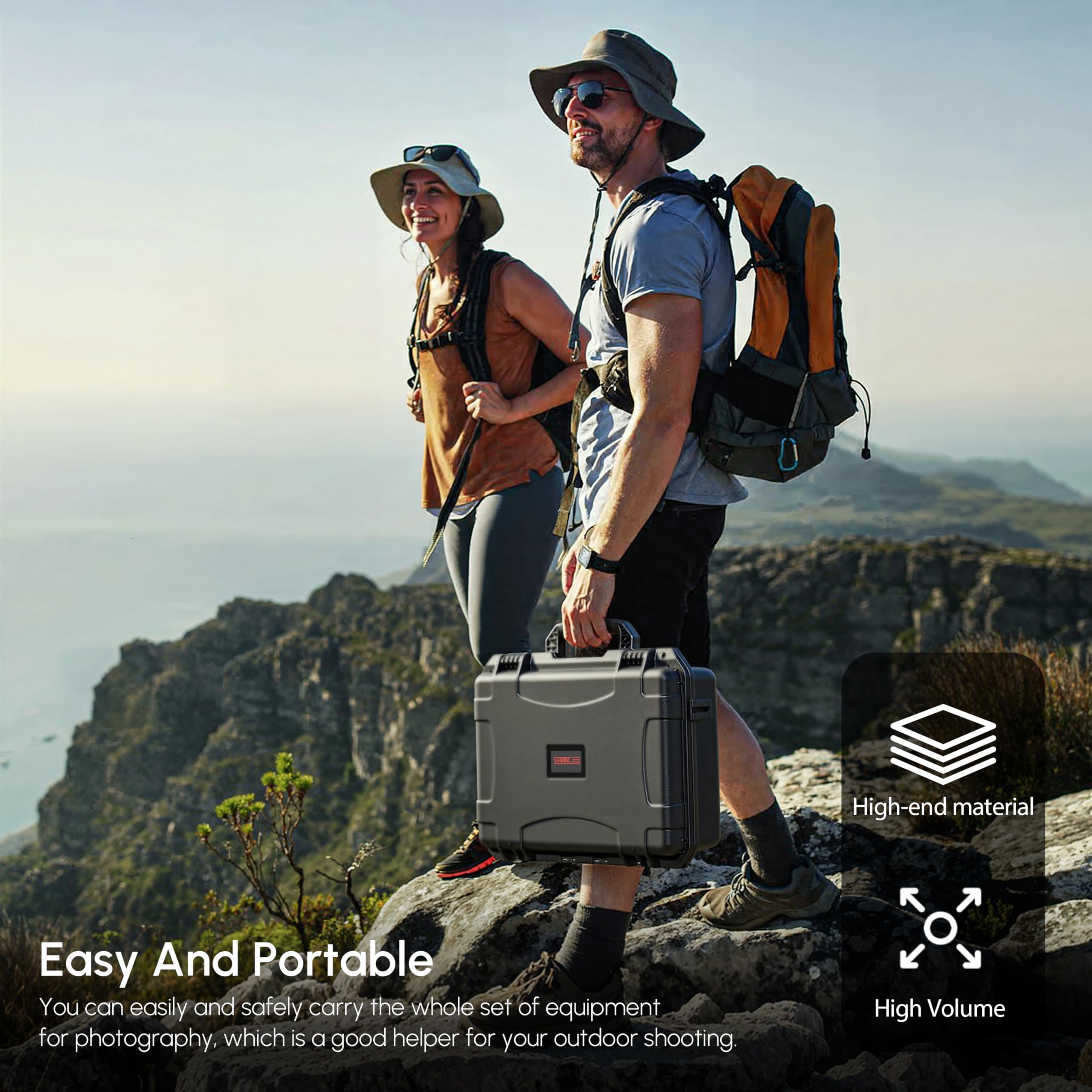 Waterproof Hard Case for DJI A - Drone Camera Case review and price
