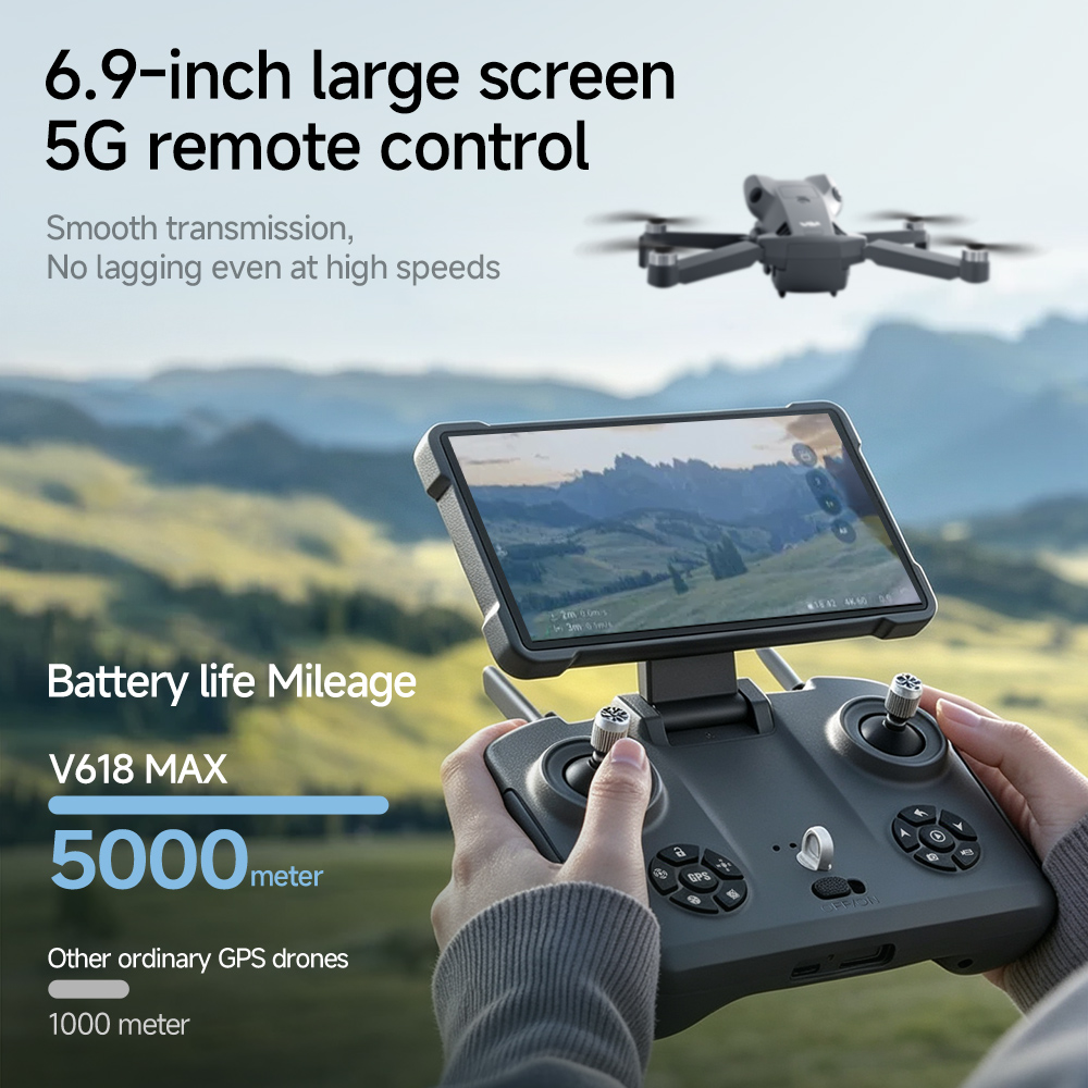 V618 MAX GPS Foldable Drone 6. - Drone Camera Professional review and price