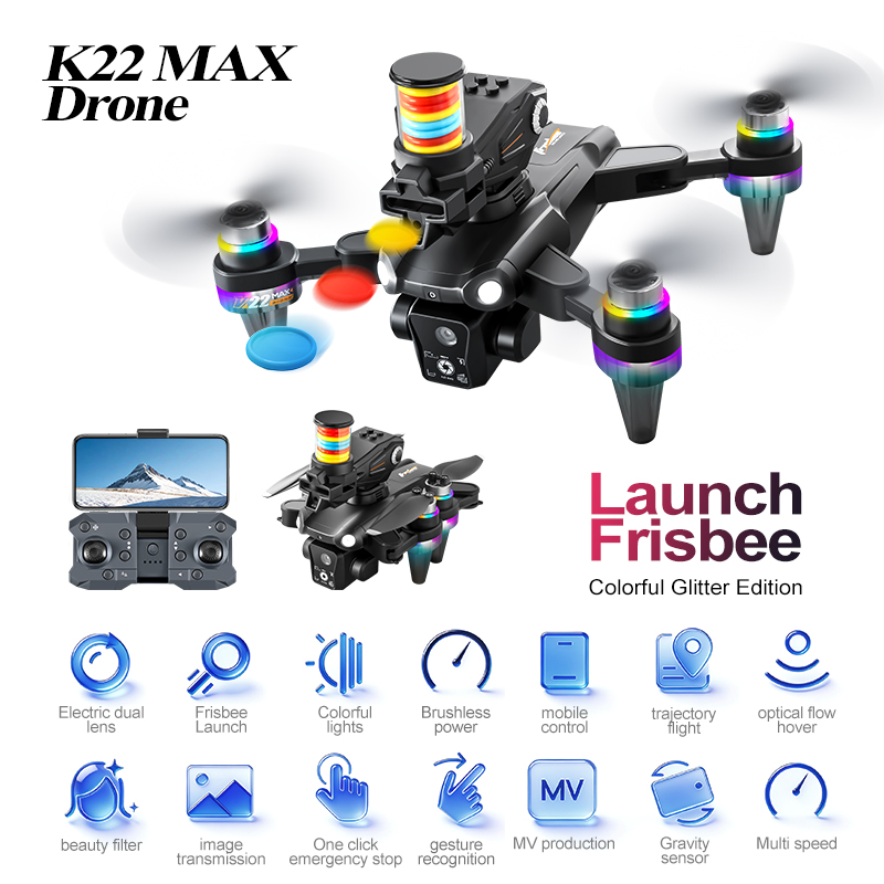 JCMO K22 MAX Frisbee Launch Dr - Drone Camera 4K review and price